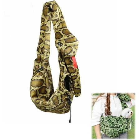 Hgudesign -Shaped Show Head Pet Canvas Shaped Shoulder Bag  Small Dog Outdoor Carrying Travel Handbag Bag  Animal Sling Carrier  Pet Sling Carriers for Small Dogs (Blue)