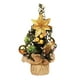 thumbnail image 5 of Árbol de Navidad en miniatura simulado de 7,87 '' hecho a mano Mini árbol de Navidad artificial para Oro, 5 of 9
