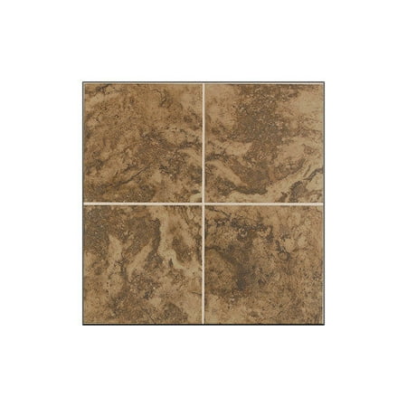 Mohawk Flooring Pavin Stone 18'' x 18'' Ceramic Field Tile in Brown Suede