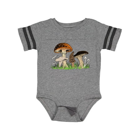 

Inktastic Mushroom Hunting for Morel Mushroom Gift Baby Boy or Baby Girl Bodysuit