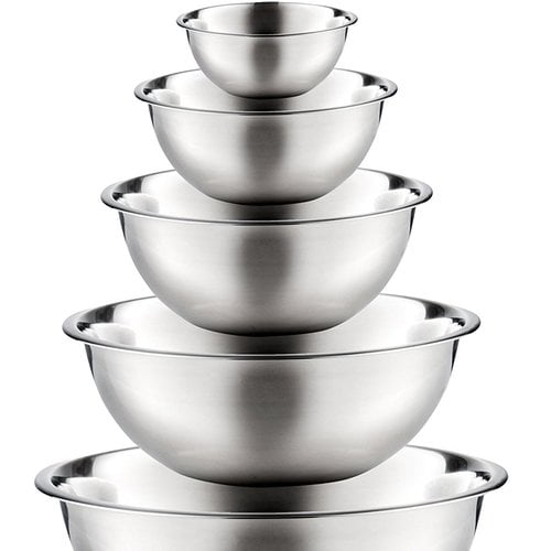 Winco Mixing Bowl, Economy, Stainless Steel, 30 Quart