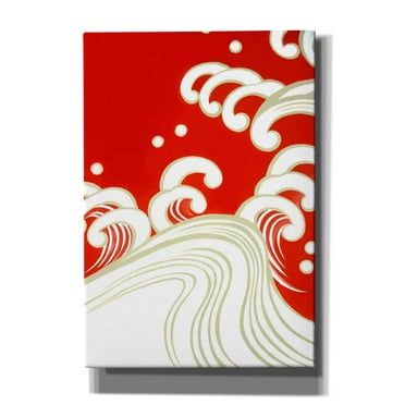 Epic Graffiti 'Wave B' by Zigen Tanabe, Canvas Wall Art, 18"x26"