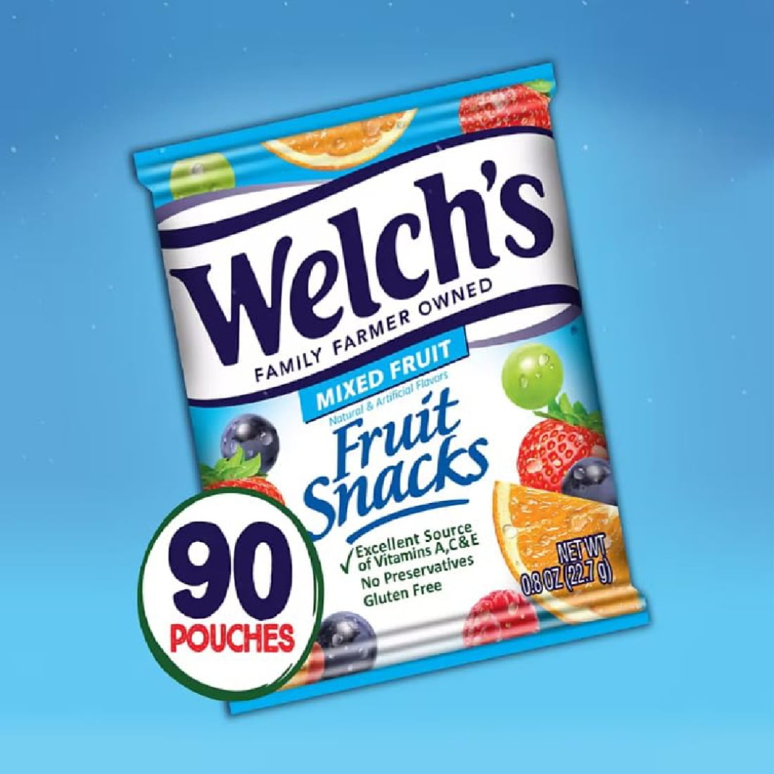 Fruit Snacks Welch's Gummy flavor, 72 ounce individually packaged assorted healthy snacks, Halloween snacks Fruit Snacks Welch's gummy flavor