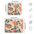 thumbnail image 3 of Kitchen Drying Mat 16x18In Drying Dish Mat Dish Drying Mats Kitchen Countertop Multi-Function Drain Drying Mat Kitchen Table Cartoon Cute Peach, 3 of 8