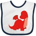 thumbnail image 3 of Inktastic Adorable Red Dragon Boys Baby Bib, 3 of 4