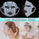 thumbnail image 1 of 2pcs Reusable Silicone Moisturizing Mask Facial Care Prevent Evaporation Anti Wrinkle, 1 of 3