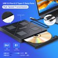 thumbnail image 4 of Unidad externa de CD/DVD Zitranse 8 en 1 USB 3.0 tipo C, 4 of 7