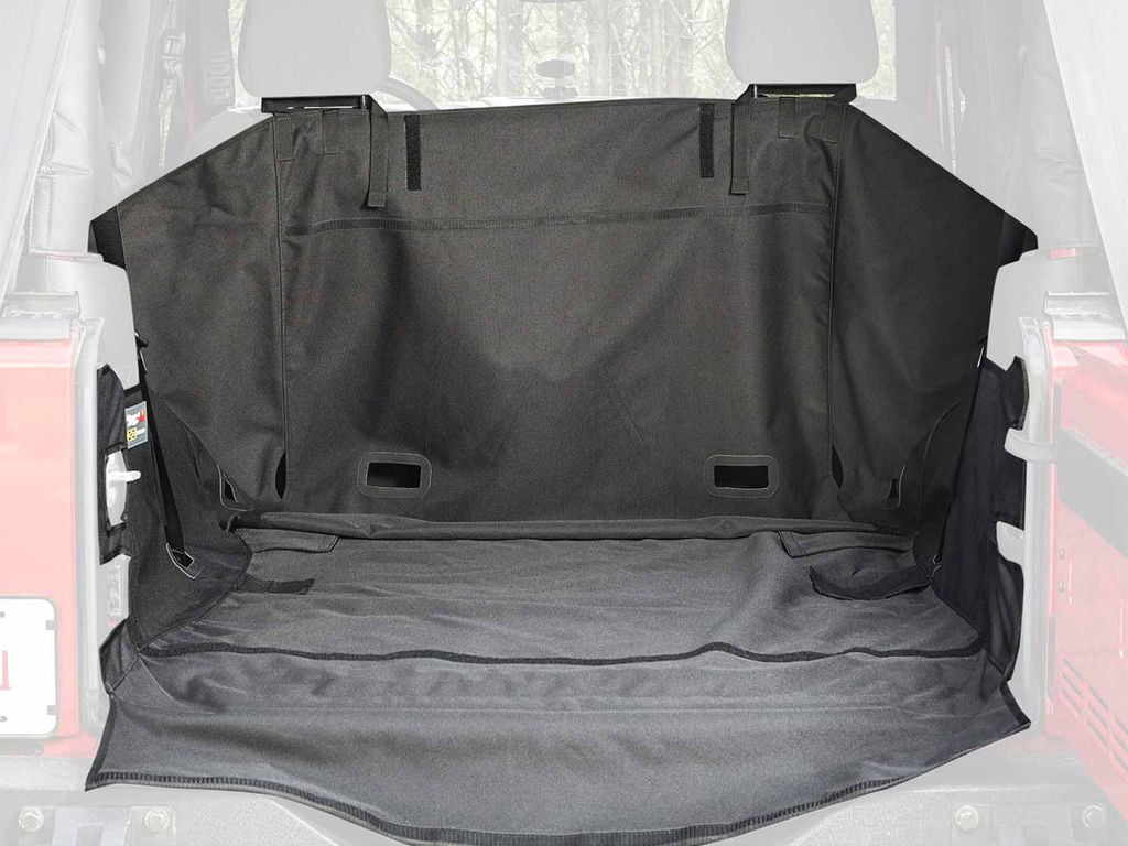 Rugged Ridge by RealTruck C3 Cargo Cover for Wrangler JL 2-Door | 13260.14 | Compatible with 2018-2024 Jeep Wrangler JL 2-Door