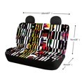 thumbnail image 4 of CHAQLIN Car Back Seat Covers for Car Interior Auto, Colorful Stripe Pattern Set of 2 Car Seat Cover Non-Slip Full Wrap, 4 of 4