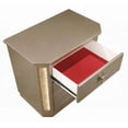 thumbnail image 6 of Medusa Wood Nightstand with 3 Drawers Gold Snake Skin Finish, 6 of 6