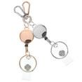 thumbnail image 6 of UPOUART 2Pcs Badge Holders Heavy Retractable Key Chain for Everyday Use Workplace School 4.2x1x0.3in, 6 of 8