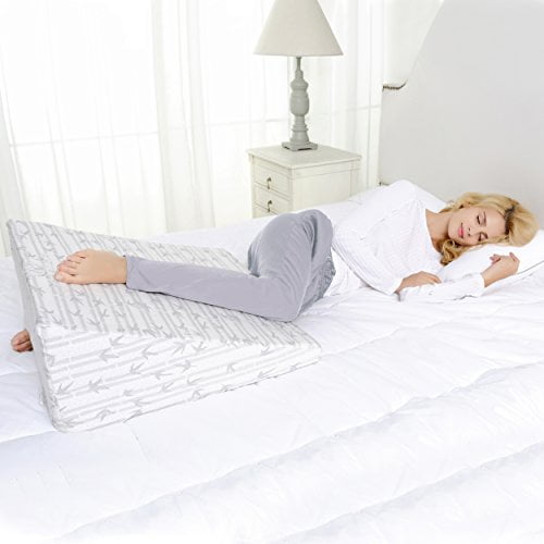 brentwood home 10 gel memory foam wedge pillow brentwood home 10 gel memory foam wedge pillow