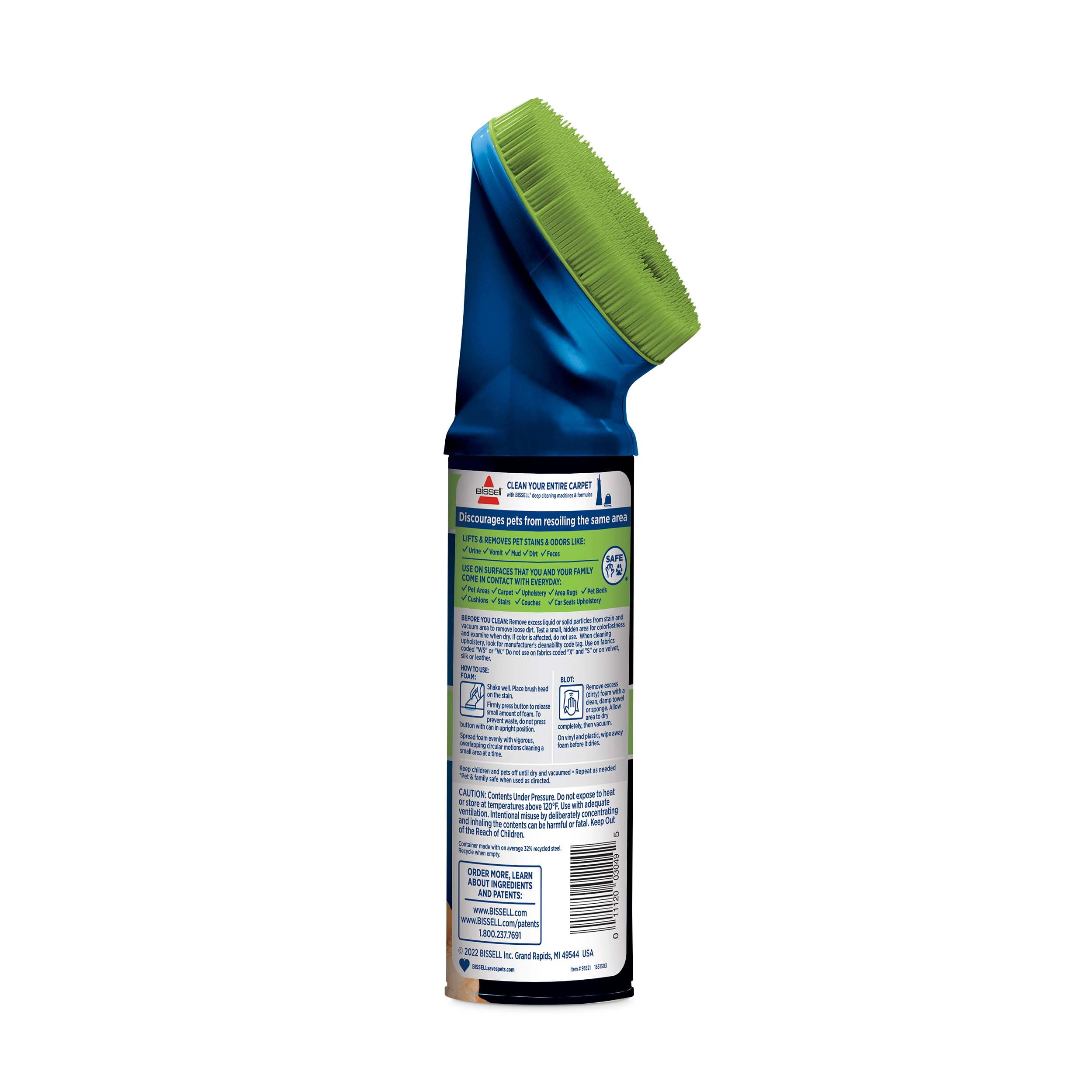 (4 pack) Bissell Pet Spotlifter for Upholstery and Carpet, 12 oz., 93521