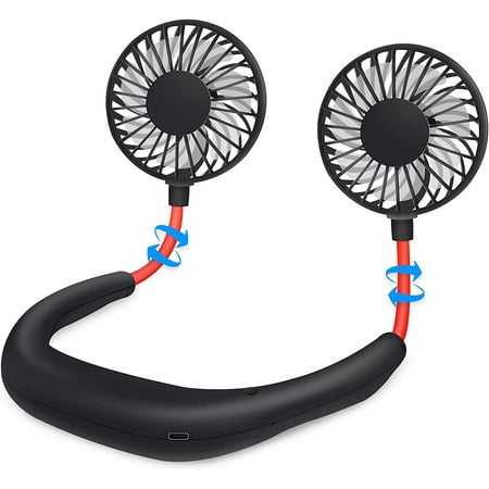 

Neck Fan Portable Face Fan Personal USB Hands-Free Mini Wearable Sports Handheld Cooling Small New Fans Around Your Neck for Travel Office Room Household Outdoor 300*190