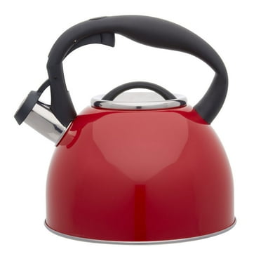 Copco 2.5-quart Stainless Steel Tea Kettle Red