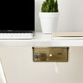 thumbnail image 1 of Fiudx Cajón de Almacenamiento Invisible, Diseño Bajo La Mesa, Fácil Instalación, Organizador de Papelería Oculto, Ahorra Espacio En La Oficina, Solución de Escritorio Ordenado, Material Plástico, Tam, 1 of 6