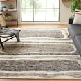 thumbnail image 2 of SAFAVIEH Casablanca Rhoda Geometric Wool Area Rug, Ivory/Dark Grey, 8' x 10', 2 of 8