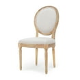 thumbnail image 4 of Christopher Knight Home Phinnaeus French Country Fabric Dining Chairs (Set of 2) by  Side Chairs Beige French Country, Traditional, 4 of 5