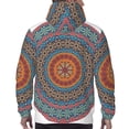 thumbnail image 7 of Xecao Mandala Pattern Men's Adult Pullover Hoodie,Hooded Sweatshirt-XX-Large, 7 of 7