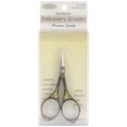 thumbnail image 1 of Sullivans Heirloom Embroidery Scissors 4"-Gunmetal & Gold Round Handle - 38207, 1 of 2