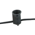 thumbnail image 4 of Novelty Lights 25 Foot C7 LED Outdoor Lighting Patio Christmas String Lights, Warm White, Black Wire, 25 Bulbs, 4 of 6