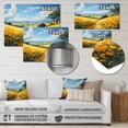 thumbnail image 4 of Designart "And Sky Countryside Wheat painting II" Landscapes Metal Art Print, 4 of 5