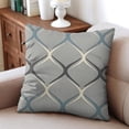 thumbnail image 2 of 2-Pack Grey and Beige Patchwork Pillow Covers 18x18 Inches, Perfect Addition to Your Modern Home Decor, 2 of 7