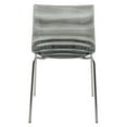 thumbnail image 1 of LeisureMod Chaise de Salle à Manger Design Ondulation d'Eau, Contemporaine, Ensemble de 2, 1 of 1