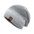 thumbnail image 3 of Dyfzdhu Winter Women Knitted Hat Warm Keeping Fashion Gradual Color Woolen Rainbow Gray, 3 of 3