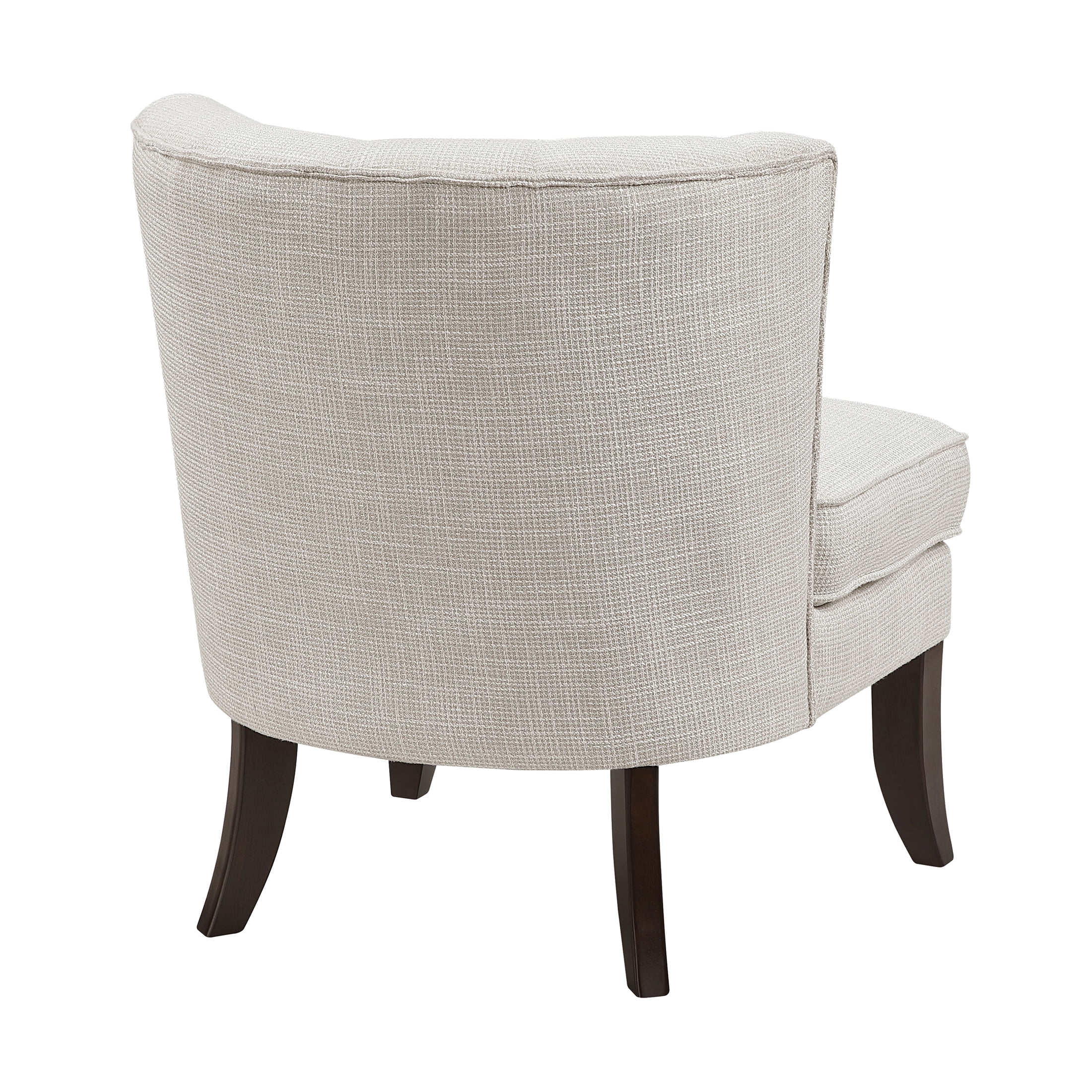 OakvillePark Crestbourne Textured Fabric Button Tufted Back Accent Chair, Beige