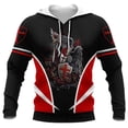 thumbnail image 4 of Sudadera con capucha vintage con estampado 3D de los Caballeros Templarios para hombre, ropa informal de gran tamaño, sudaderas con capucha, ropa para hombre, jerséis de manga larga, 4 of 5