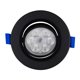 thumbnail image 5 of Estevez Luminario LED dirigible para empotrar en techo con Switch CCT, Modelo Dots CCT, Color Negro, 5 of 9
