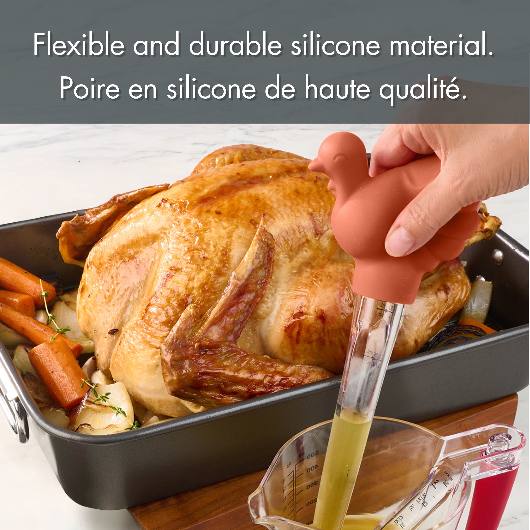 Way-To-Celebrate Turkey Baster, Orange, WAY-TO-CEL PL TURKEY BASTER