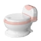 thumbnail image 3 of Orinal para entrenamiento Hugo Inodoro Sensación real Asiento de PU Anillo cómodo Orinal extraíble rosado, 3 of 9