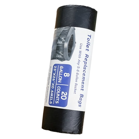 Biodegradable Compostable Garbage Bags Thickened Heavy Duty Disposable Trash Bags For Household Outdoor And Toilet Use