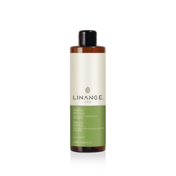 Linange Volume Shampoo with with Bamboo, Grapeseed Oil and Ginger - 500ml / 16.9fl oz