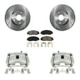 thumbnail image 1 of Transit Auto Front Disc Brake Caliper Rotors and Semi-Metallic Pads Kit for Car Honda Civic Acura CSX KC8-100206S, 1 of 11