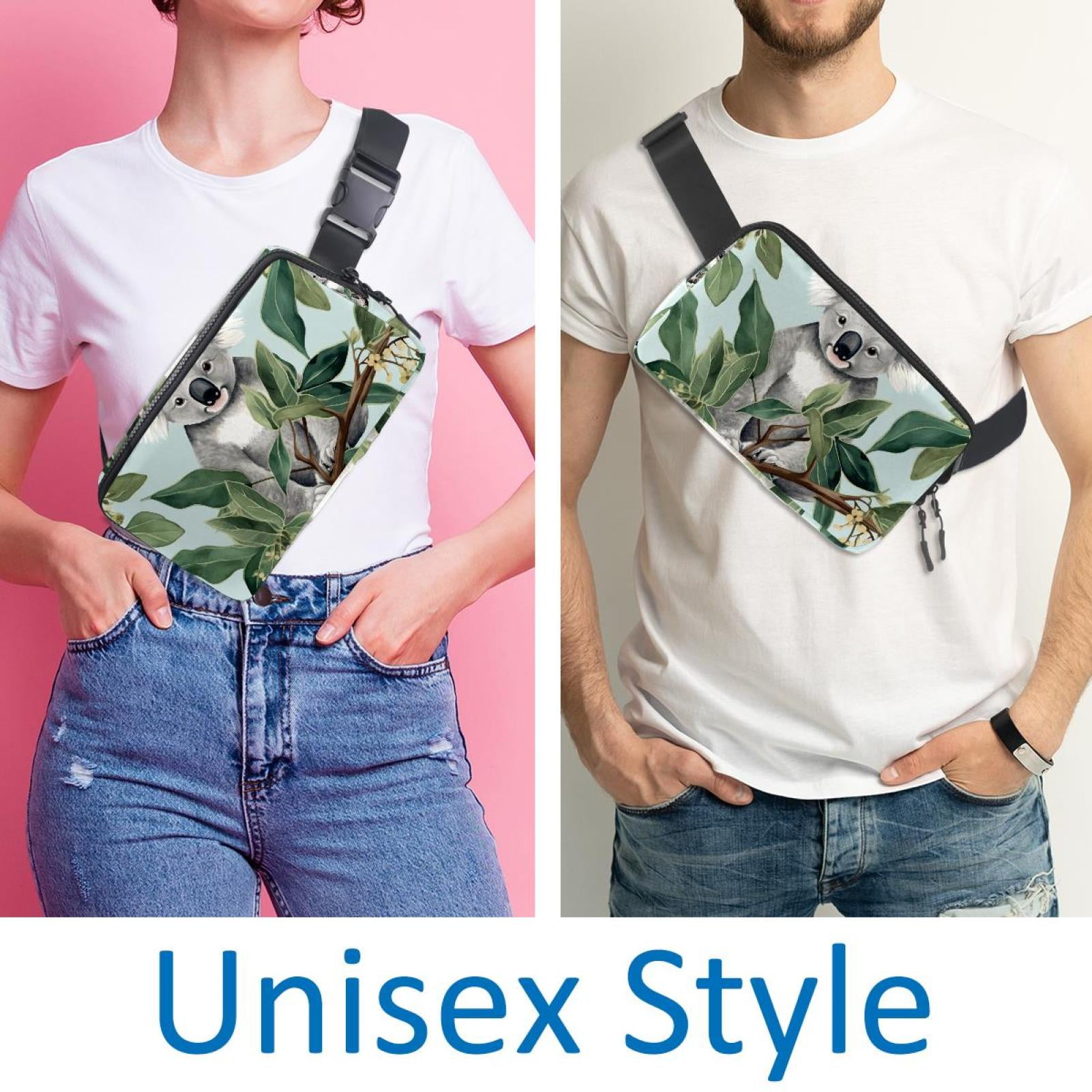 Koala Lightweight Adjustable Running Belt with Extension Strap for Unisex - Fanny Pack Waist Bag for Fitness and Exercise