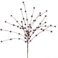 thumbnail image 1 of Vickerman 18" Burgundy Glitter Sequin Berrry Spray., 1 of 1