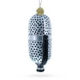 thumbnail image 2 of Silver Microphone Glass Christmas Ornament, 2 of 3