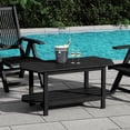 thumbnail image 4 of Hausfame 2-Tier Adirondack Outdoor Coffee Table, Durable HDPE Weather-Resistant End Table, Black, 4 of 7