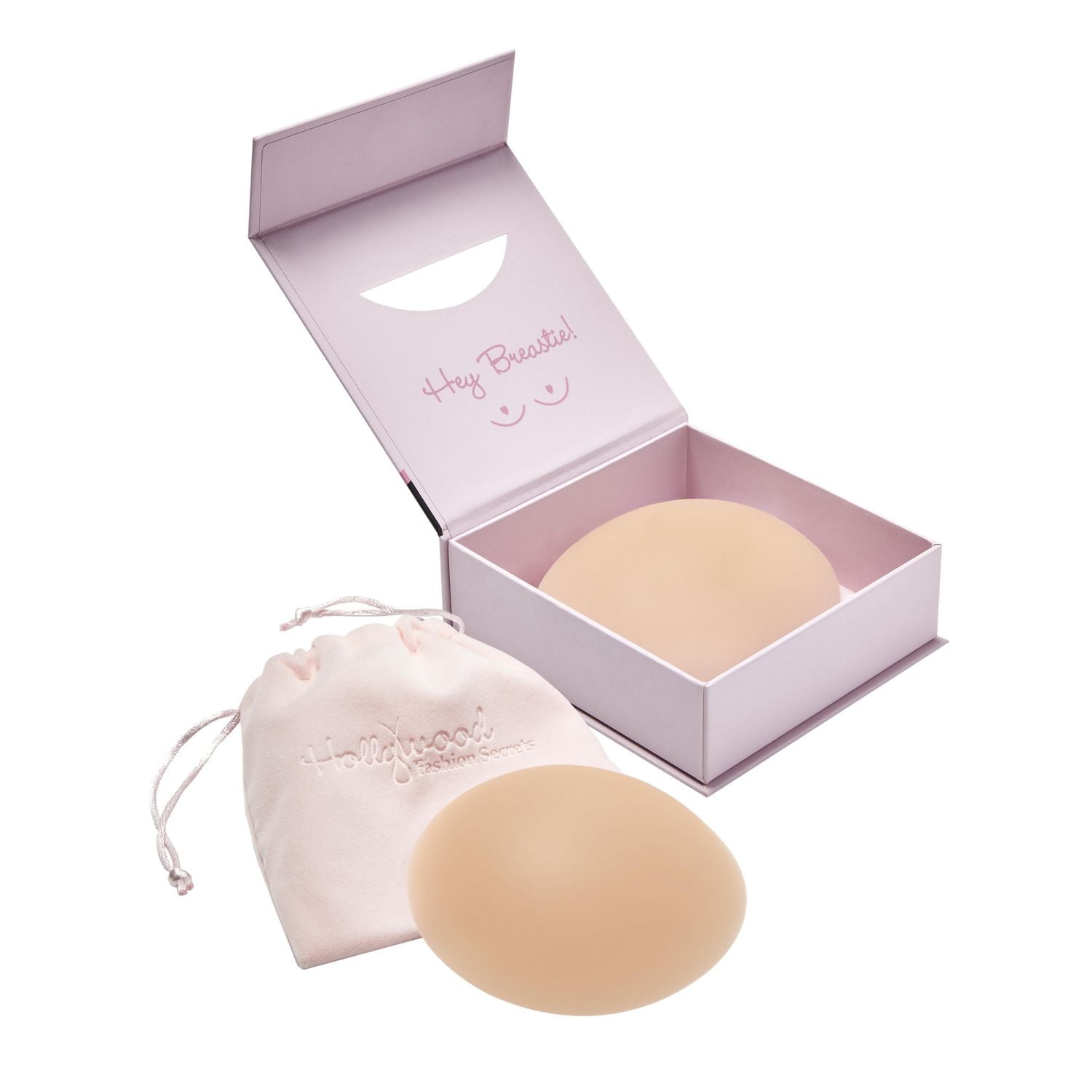 Hollywood Fashion Secrets Non-Adhesive Silicone Inserts - Medium - 1 Pair, Hollywood Fashion Secrets