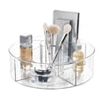 thumbnail image 6 of iDesign Clear Plastic Divided Cosmetic Brush Storage Organizer, with Cup for Bathroom Vanity, 6 of 6