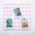 thumbnail image 4 of Uxcell 14"x14" Wire Grid Panel, 2 Pack Wall Grid Panels Board Photo Display Decor Hanging Organizer, Pink, 4 of 5