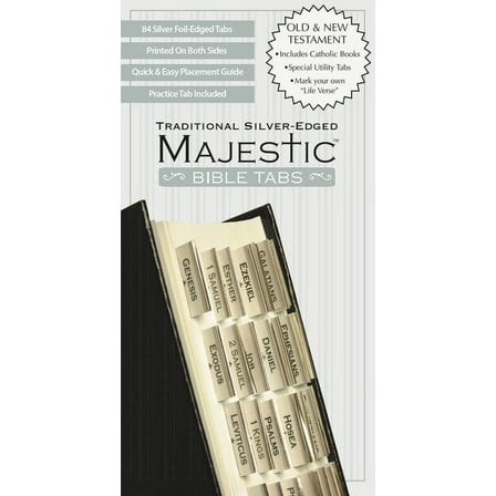 Majestic Traditional Silver-Edged Bible Tabs (Other)