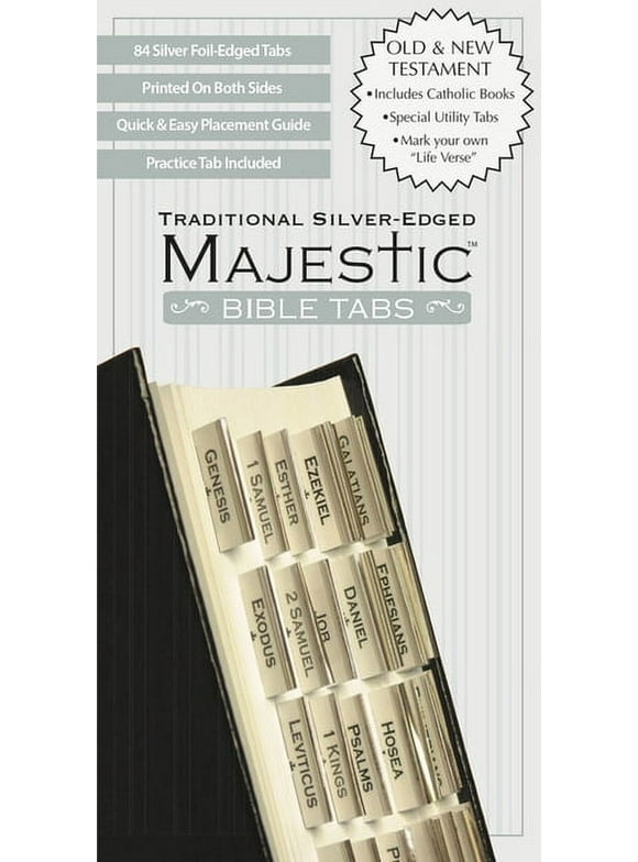 Majestic Traditional Silver-Edged Bible Tabs (Other)