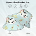 thumbnail image 5 of Kll Cute Cows Bucket Hat For Women Men Packable Travel Beach Sun Hat Outdoor Rave Accessories Reflective Fisherman Cap, 5 of 9