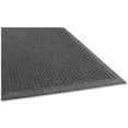 thumbnail image 4 of Genuine Joe Eternity Mat, 3 x 5 Feet, 100% PET Plastic Bottle/Rubber Backing, Charcoal Gray, 4 of 5