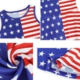 thumbnail image 3 of Benylion 4th of July Dresses Toddler Girl American Flag Tank Dress Summer Sleeveless Dresses for 9-10 Years, 3 of 6