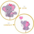 thumbnail image 3 of LYTMENT 36pcs Pink Elephant Cake Toppers: Baby Shower Cake Decorations Animal Cupcake Picks for Birthday Shower Party Supplies, 3 of 9